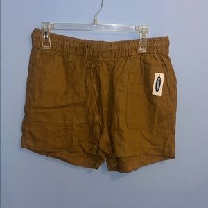 Old Navy Women’s Tan Flat Front Shorts